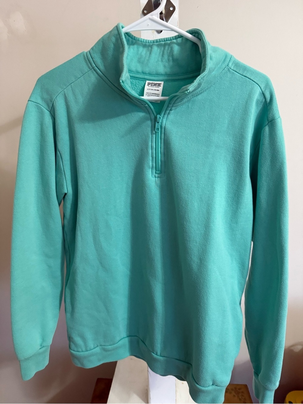 Victoria's Secret Pink! Fleece 1/4 Campus Sweatshirt